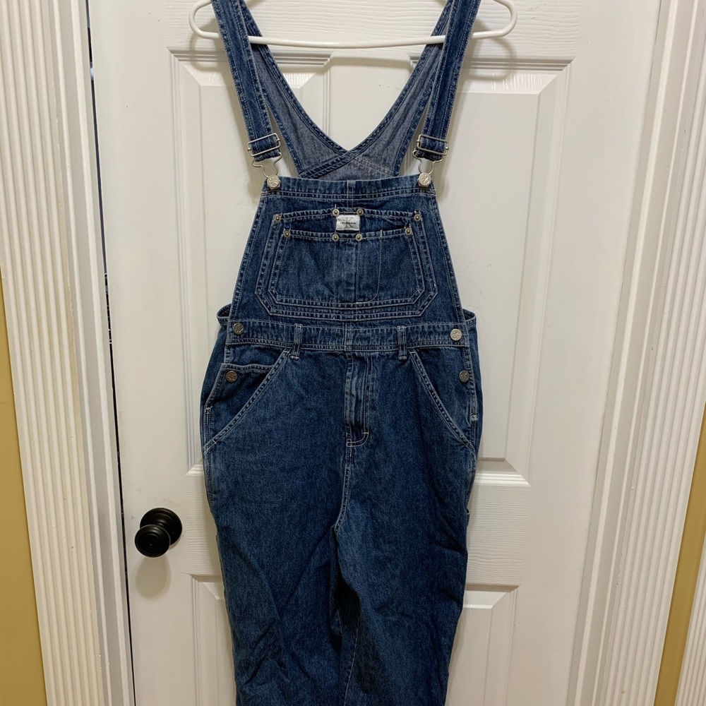 Vintage (rare) Calvin Klein overalls.
